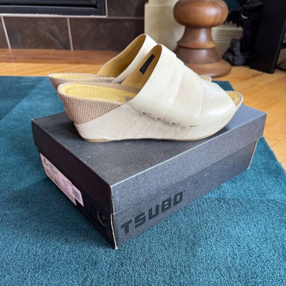 TSUBO Elger Cream wedge slide - Picture 11 of 11